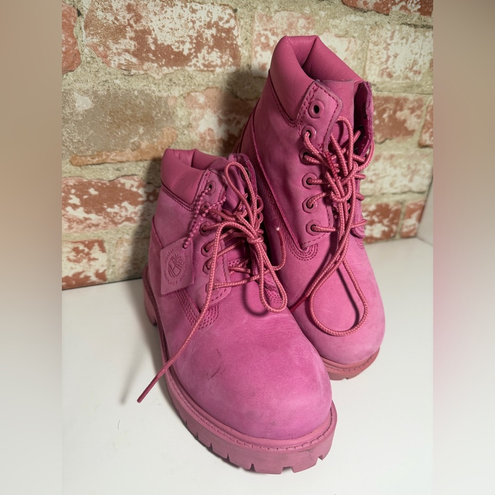 Timberland Big Girl’s Pink Boots